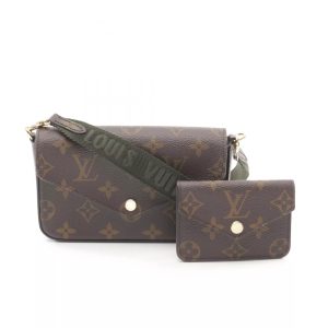 ★正真正銘の本物★ マルチポシェットフェリシー ショルダーバッグ M80091 モノグラム 中古 レディース LV